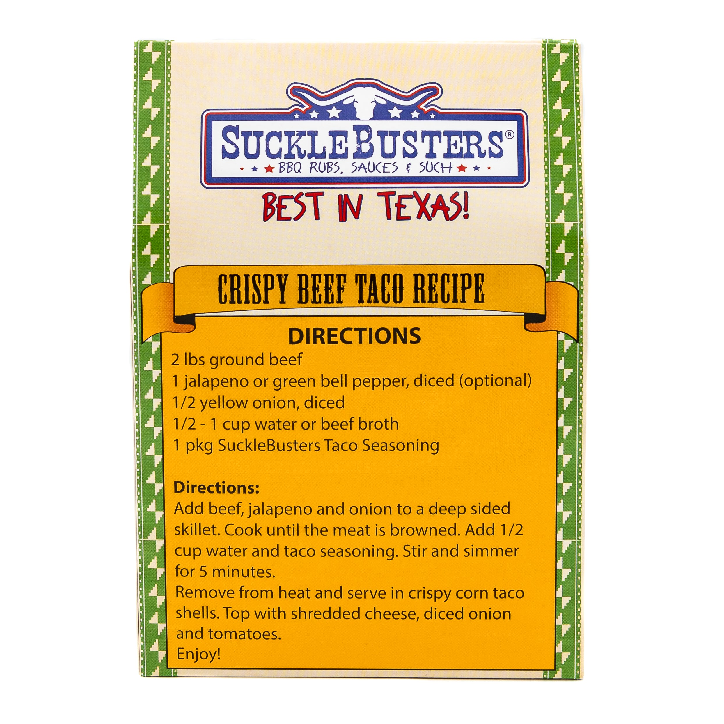 Taco Seasoning Kit
